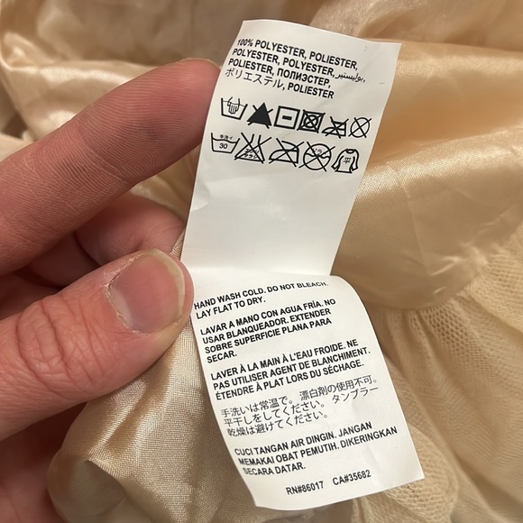 NWT Bebe Cream Corsican Nights Pleated Mini Dress - Picture 4 of 5